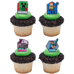 Minecraft Cupcake Toppers