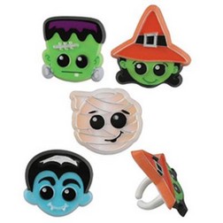 Halloween Character Cupcake Toppers