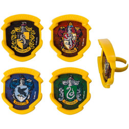 Hogwarts Houses Cupcake Toppers