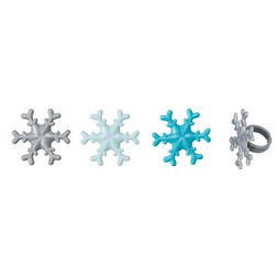 Frosted Snowflake Cupcake Toppers