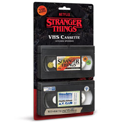 Stranger Things VHS Kitchen Sponges