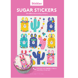 Llama Party Stickies Edible Stickers