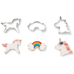 Unicorn Cookie Cutter Set 3pc