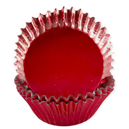 Red Foil Cupcake Liners - Fox Run