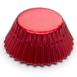 Red Foil Mini Cupcake Liners - Fox Run