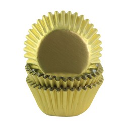 Gold Foil Mini Cupcake Liners