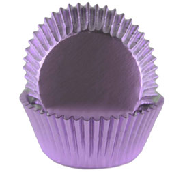 Light Purple Foil Cupcake Liners
