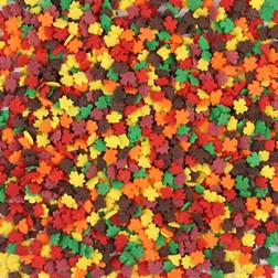 Autumn Leaves Edible Confetti Sprinkles