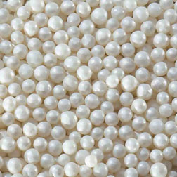 White Sugar Pearls