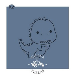 Baby T-Rex Stencil