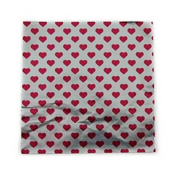 Heart Print Foil Candy Wrappers