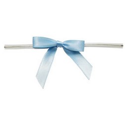 Light Blue Twist Tie Bows