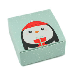 4 pc Penguin Candy Box