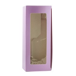1 1/2 lb Lavender Candy Box with Window