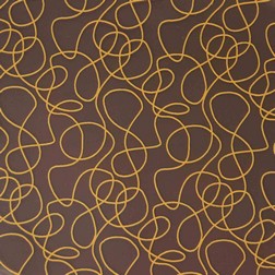 Chocolate Transfer Sheet - Gold String