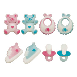 Dec-Ons® Molded Sugar - Baby Shower Assortment