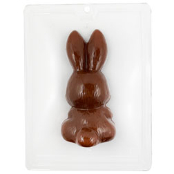 Large Easter Bunny Chocolate Mold | Back