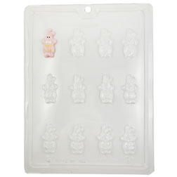 Dancing Easter Bunny Chocolate Mold