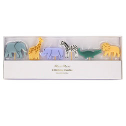 Jungle Animal Party Candles