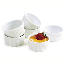 Mini 4 oz Porcelain Ramekins - Set of 6