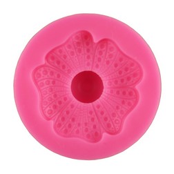 Jeweled Flower Brooch Silicone Mold