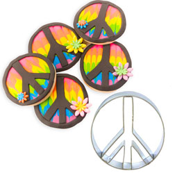Peace Sign Cookie Cutter