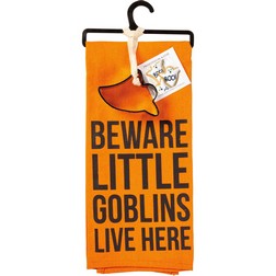 Little Goblins Live Here Towel & Cutter Set