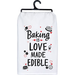 Baking Is Love Made Edible Kitchen Towel