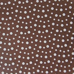 White Polka Dots Chocolate Transfer Sheet