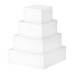 Square Styrofoam Cake Dummies