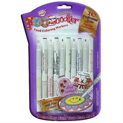 10 Assorted Fine Line Edible Markers (9 colors)