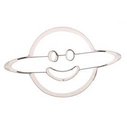 Smiley Saturn Cookie Cutter