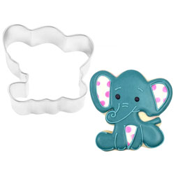 Sitting Baby Elephant Cookie Cutter