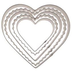 Hearts Cookie Cutter Set 5pc