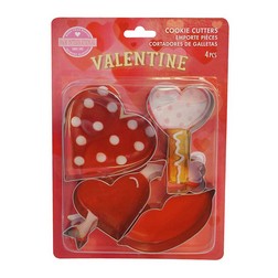 Valentine Cookie Cutter Set 4pc