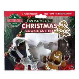 Over-The-Edge Christmas Cookie Cutter Set