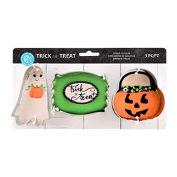 Halloween Trick or Treat Cookie Cutter Set
