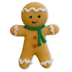 Gingerbread Boy Icing Layons - Large