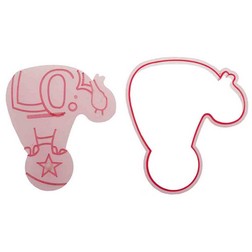 Circus Elephant Cutter and Embosser by Cakegirls