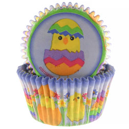 Easter Chick Cupcake Liners