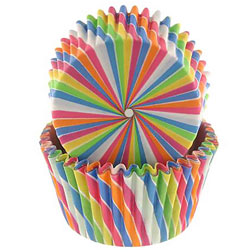 Rainbow Swirl Cupcake Liners