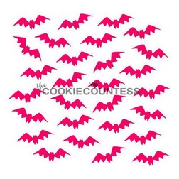 Fluttering Bats Cookie Stencil