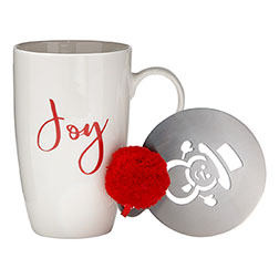 Joy Mug & Stencil Set
