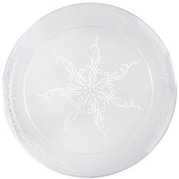 9" Clear Plate