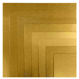 Gold Square Sturdy Cake Boards