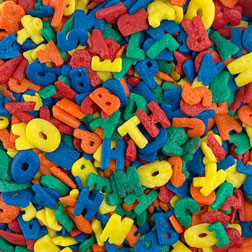 Alphabet Letter Sprinkles