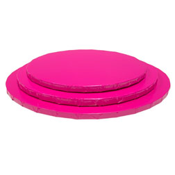 Hot Pink Round Cake Drums