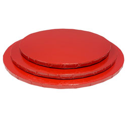 Red Round Cake Drums