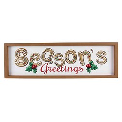 Season's Greetings Wall Sign