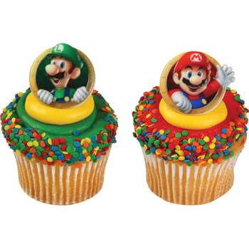 Super Mario Themed Baking and Decorating Supplies